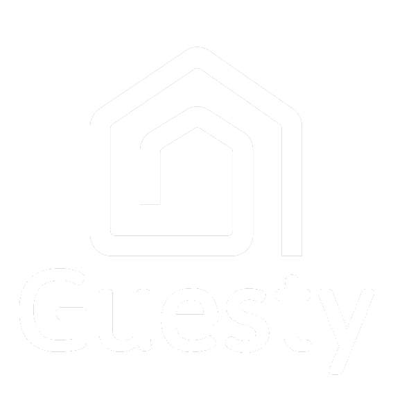 guesty logo white